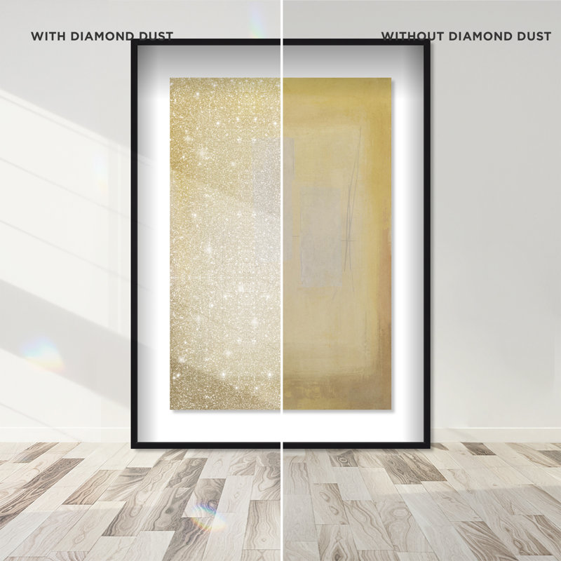 Golden Haze Framed Graphic Art, 31.5" H x 21.5" W, Black Shadowbox