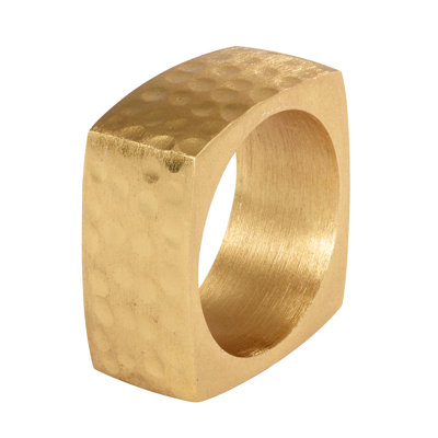 Hammered Ellipse Gold NR