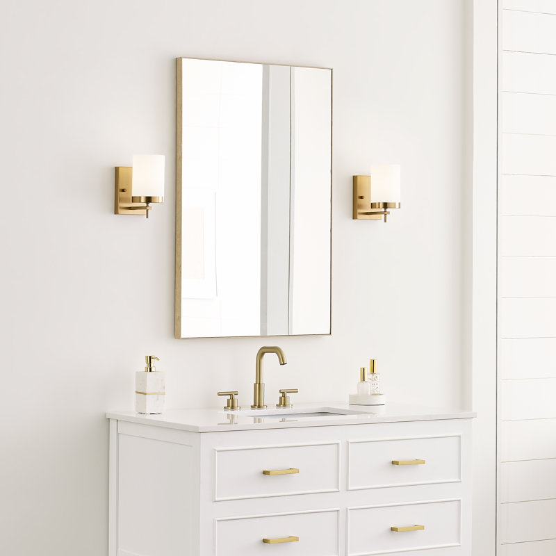 Zire 1 - Light Armed Sconce, No, Satin Brass