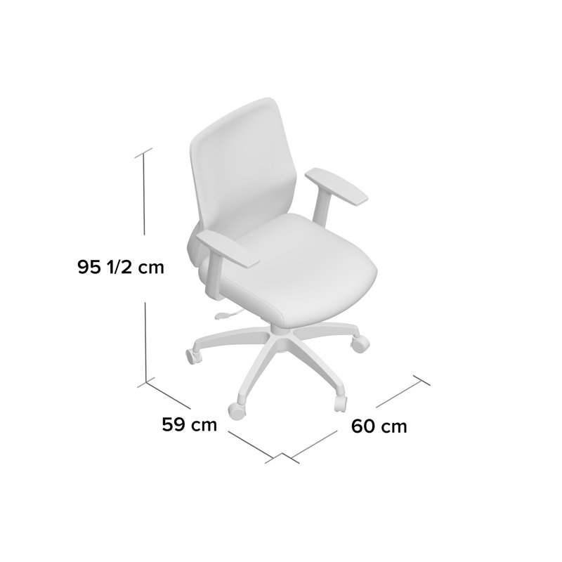Hinton Polyester Blend Office Chair