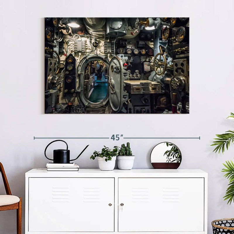 Mait Submarine Control Room, 26" H x 39" W
