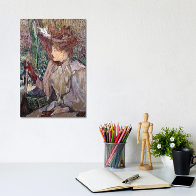 Honorine Platzer, 1891 by Henri De Toulouse-Lautrec - Gallery-Wrapped Canvas Giclée on Canvas