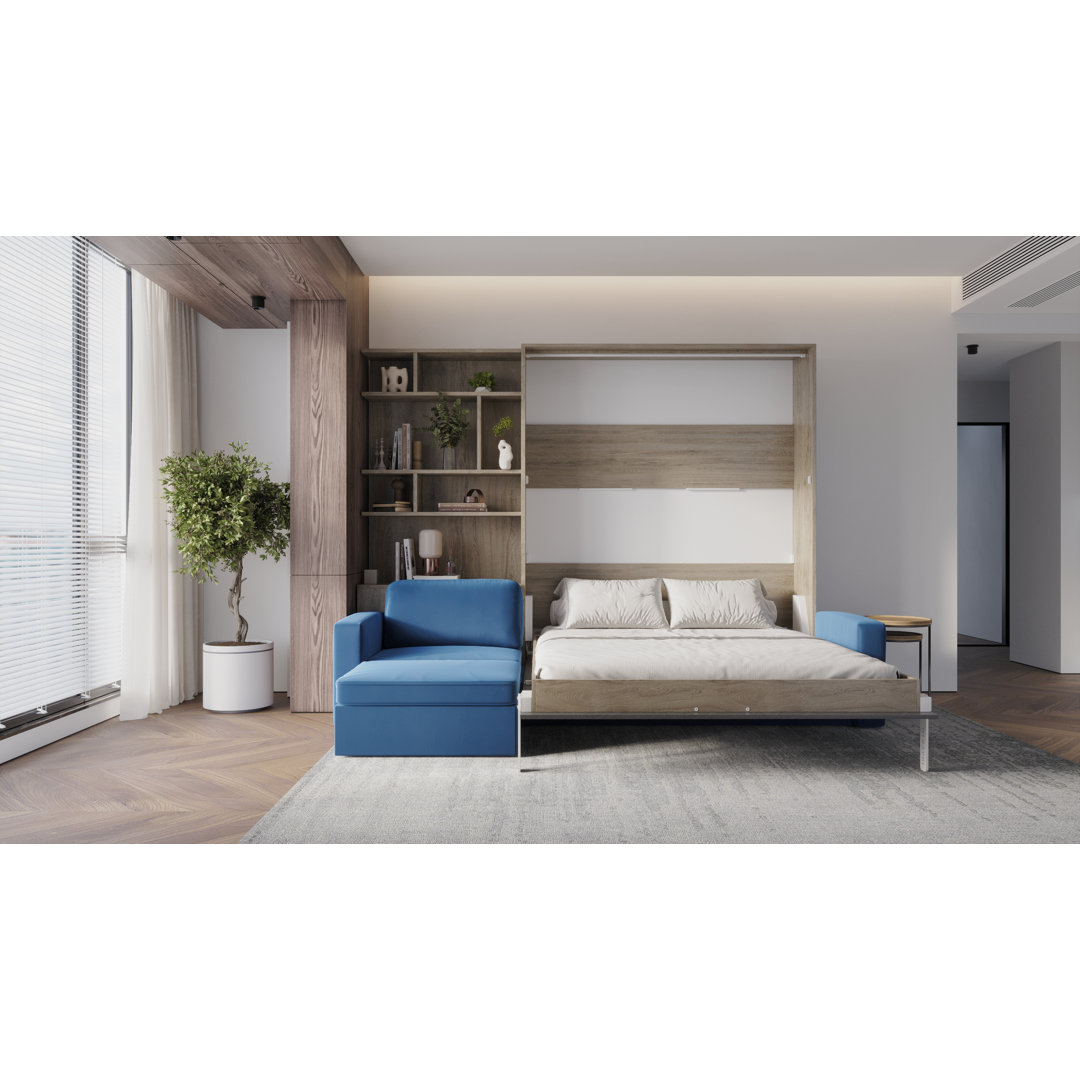 Neidelin 160V White/White Matt With A Sectional Sofa Magic Velvet 2211