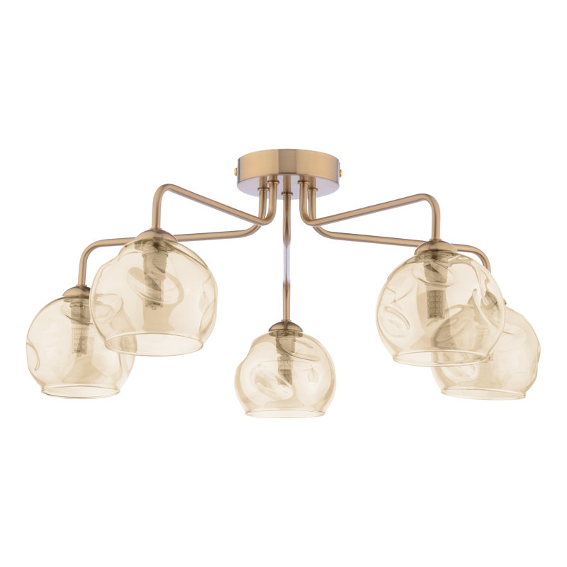 Flush Mount, 22" H x 48" W x 48" D, 5
