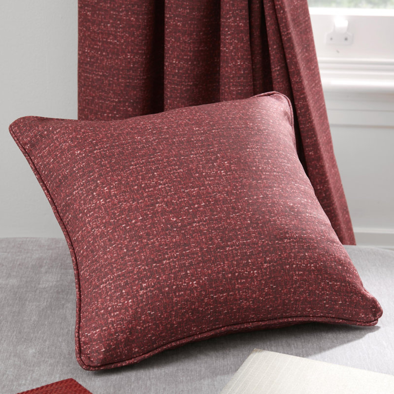Pembrey Square Cushion, Red