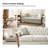 Mario Traditional 83"Wide Tufted Sofa with Solid Wood Legs-1972659895