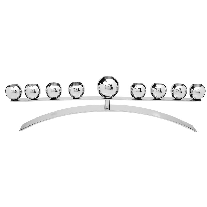 Stainless Steel Menorah