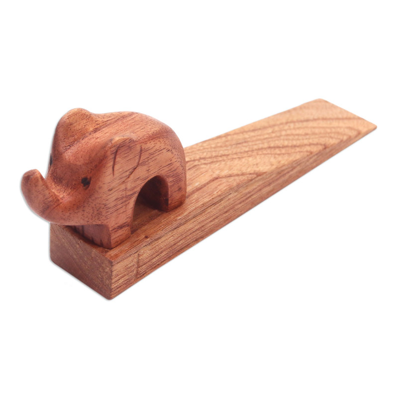 Cozzie Cute Elephant Wood Draft Excluder