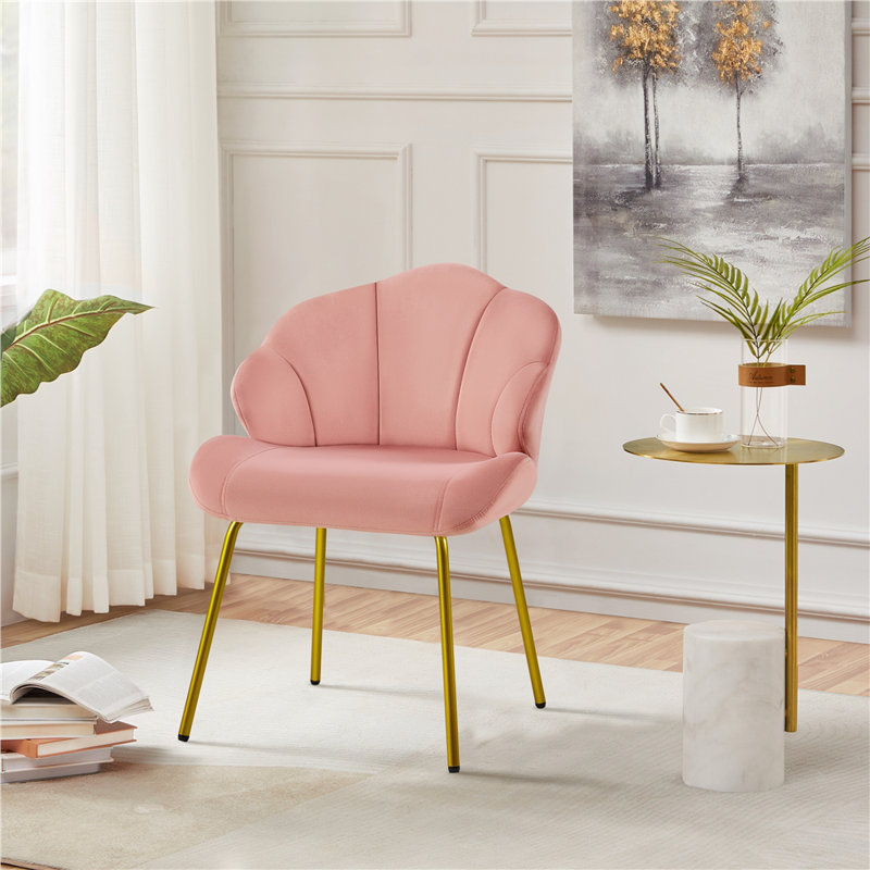 Fauteuil d'appoint 31 po H 31 po, Rose