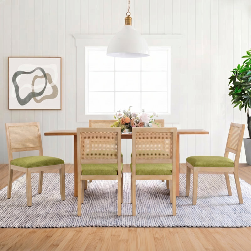 Chaises de salle à manger Farmhouse, 6, green