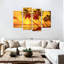 Gillard, Barbade, coucher de soleil, palmiers-108859606