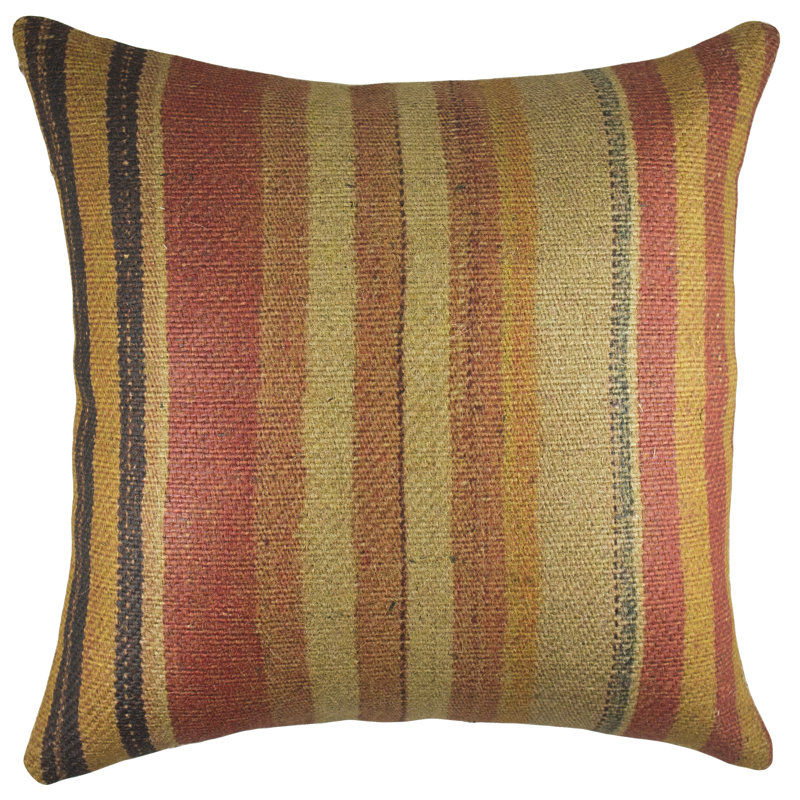 Nomad Ikat Jute / Sisal Throw Pillow