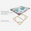 «Aged World Map XXX», reproduction sur toile-2104707022