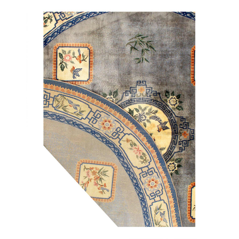 Antique Chinese Round Rug 12'x 12'