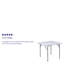 Table carrée pliante en plastique de 2,81 pieds Parker
