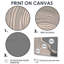 Spiral gris Rift sur glissade sur bois - Minimalisme, impression sur toile gris minimaliste-860708698-860708686-860708685