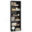 70" Tall 6-tier Bookcase With 6 Open Shelves Anti-toppling Kits For Living Room Brown-1231759519