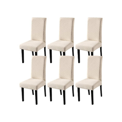Polyester Box Cushion Dining Chair Slipcover