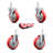 4 Piece Polyurethane Caster Set-92127904