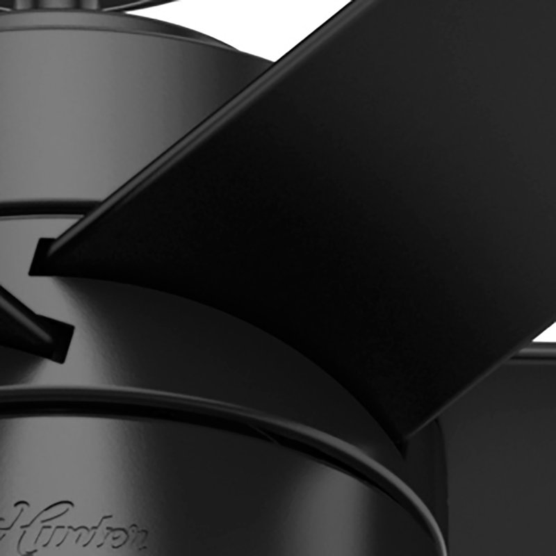 Solaria 72" Matte Black Outdoor Ceiling Fan with LED Light