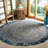 Abhay Hand Woven Cotton/Jute Rug in Ivory/Denim-24290564