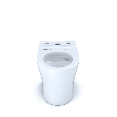 Toto Aquia IV Washlet+ Elongated Skirted Toilet Bowl with Cefiontect