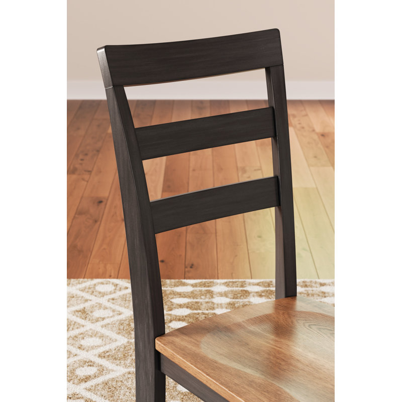 Ensemble de chaises Gesthaven (ensemble de 2), Bois brun foncé
