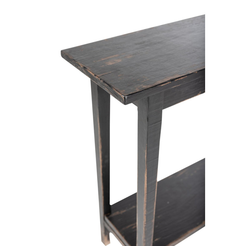 Petite console Camptown, Noir antique