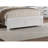White Color 1Pc Queen Size Bed High Headboard MDF Particle Board Bedroom Furniture Bedframe Unique Panel Design-29381654
