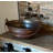 16" Farmhouse Oval Copper Vessel BUCKET Bathroom Sink, Drain Included