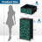 4 Drawer Dresser for Bedroom, Narrow Chest of Drawers, Wooden Top and Study Iron Frame 18"x37.5"-(WxH)