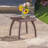 17.7" Outdoor Accent Side Table - PE Wicker & Iron, Weatherproof, Perfect For Chairs, Drinks & Snacks - Easy Assembly-1794652008