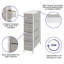 Commode de rangement verticale 4 tiroirs Colne-61763951