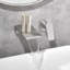 Ensemble de robinet de baignoire à cascade avec inverseur à haut débit et fixation murale Robinet de baignoire pour salle de bain Noir mat
