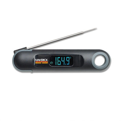 Temp & Time Reverse LCD Thermocouple Thermometer