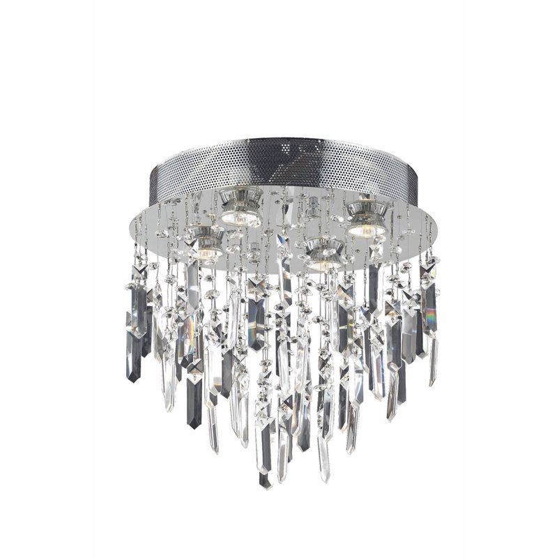 Colne Flush Mount, Royal Cut, 5 Lights, 16" H x 16" W x 16" D