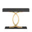 Table d'entrée 47,3 po avec 3 tiroirs, console avec cadre en métal, console moderne pour salon, vestibule, couloir-734790417-734790431-734790420