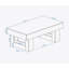 Table basse 42 po