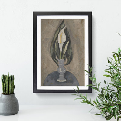 Still Life White Lily No.16 by Marsden Hartley - Picture Frame Painting