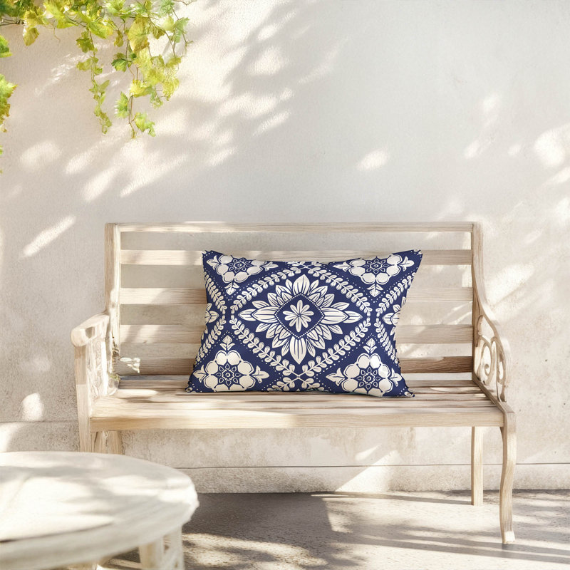 Coussin d'extérieur Talia, Marine