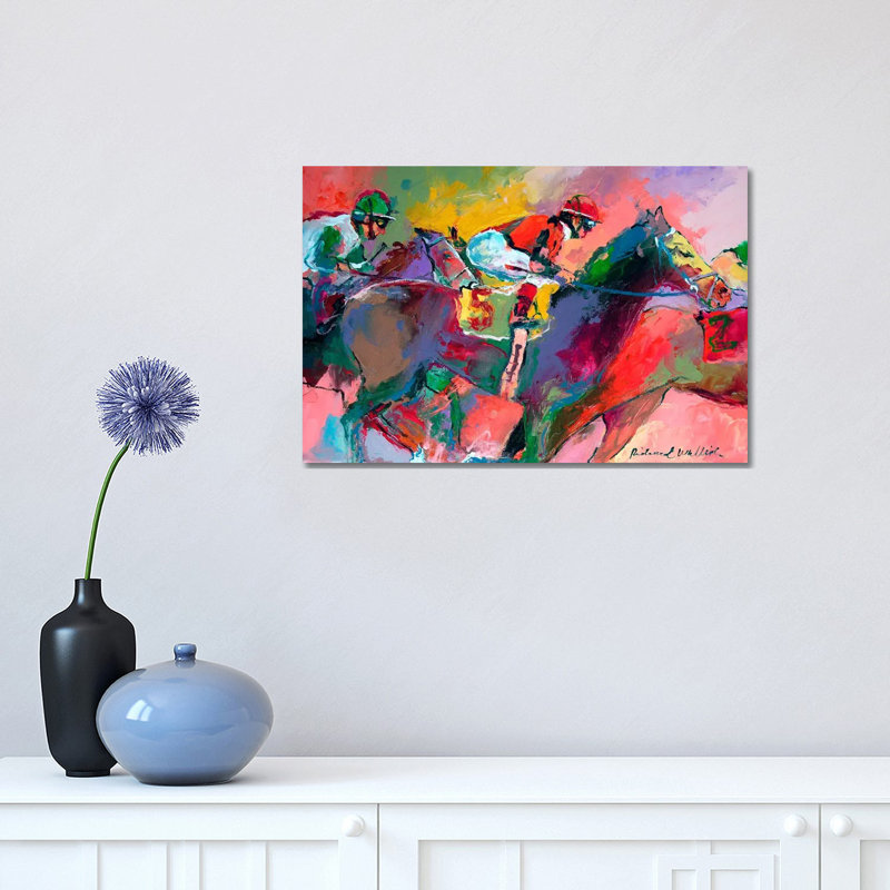 Race II 1 Piece Wrapped Canvas Wall Art, 30.48 cm H x 45.72 cm W