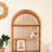 Handmade Rattan Display Cabinet Bookcase