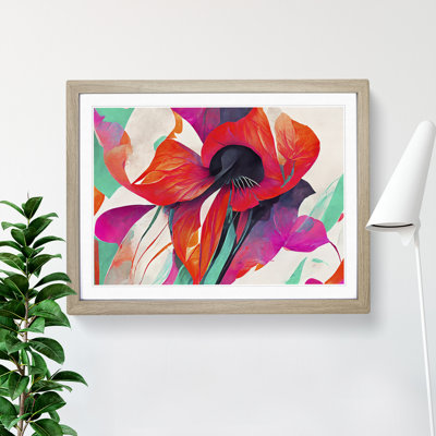 FloralAbstract Vol.1 1 Piece Single Picture Frame Painting