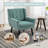 Tufted Upholstered Wide Back Armchair（Set of 2）-412486726