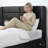 Avelle Vegan Leather Metal Platform Storage Bed with Drawers and Built-In USB Ports-866905213-866769617