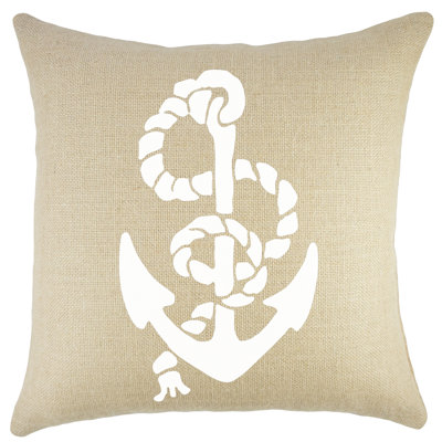 Jute / Sisal Reversible Throw Pillow