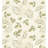 Elegant Leaf Subtle Green and Beige Foliage Pattern-100669436