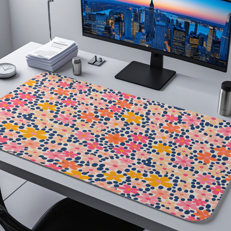 Polyester Desk Pad, 31.5x15.5