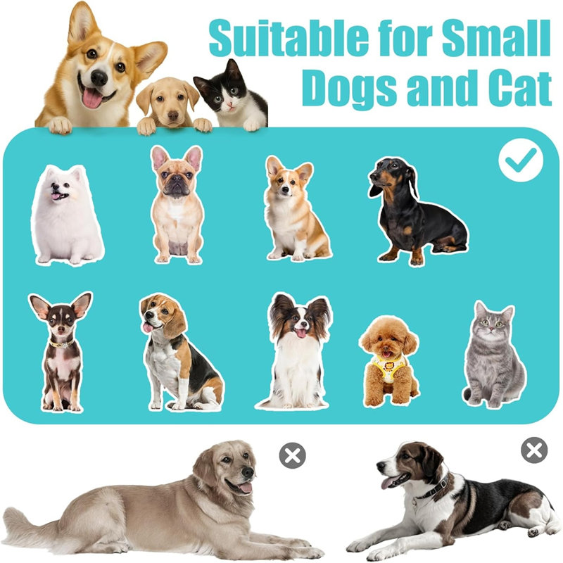 3-Step Pet Stairs with Soft Cushions