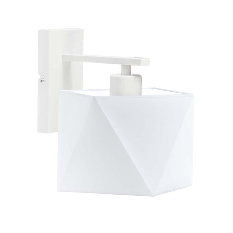 Awi Armed Sconce, White, White